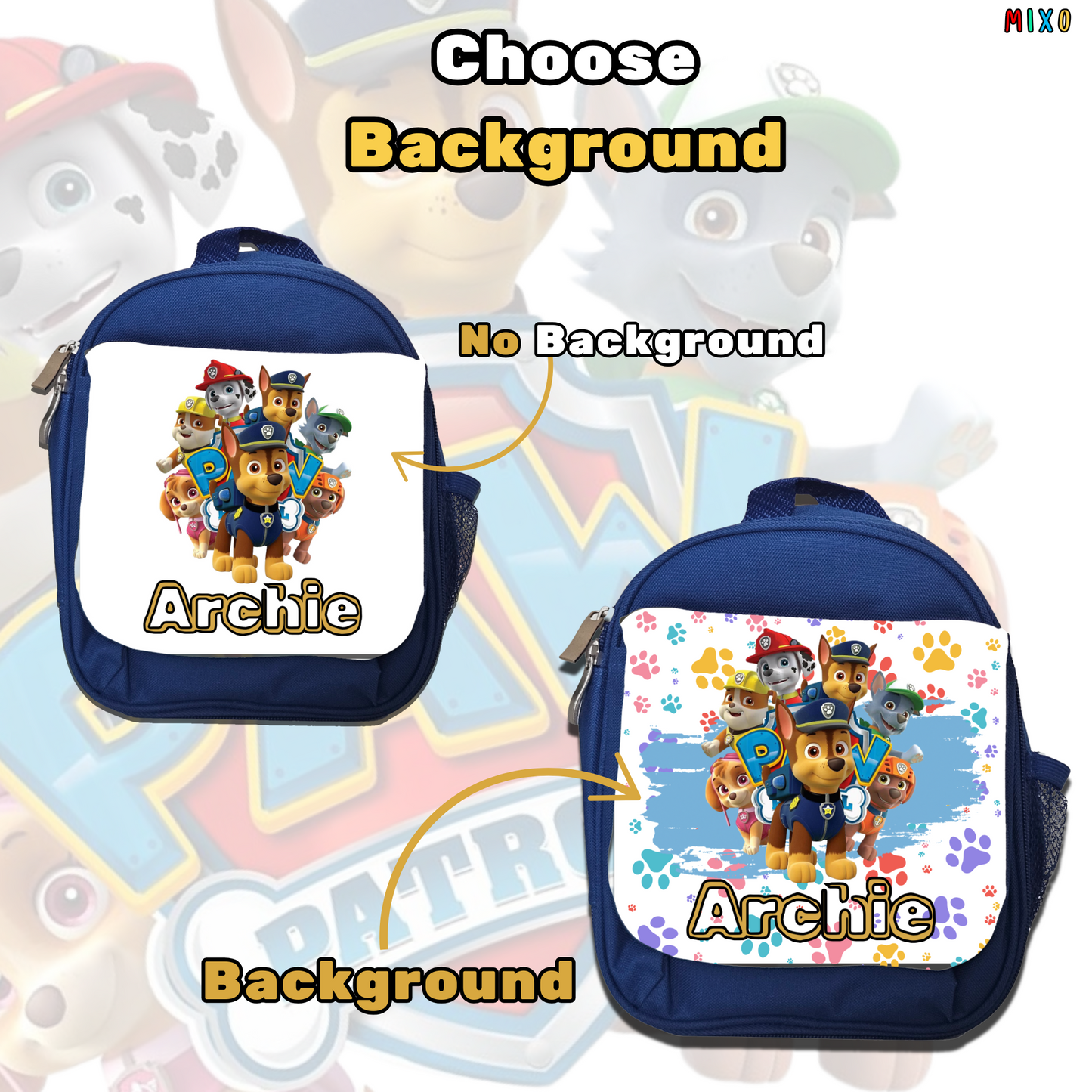 Personalised Paw Patrol Children’s Lunch Bag