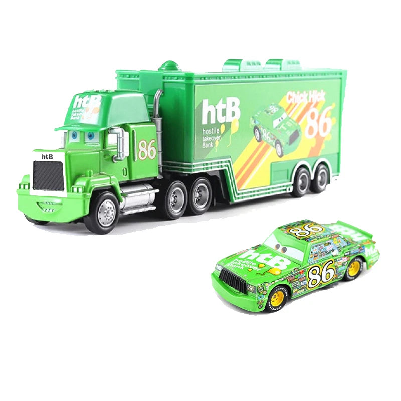 Cars 2 Lightning McQueen Toy Truck Set – 3-in-1 Metal Racing Gift