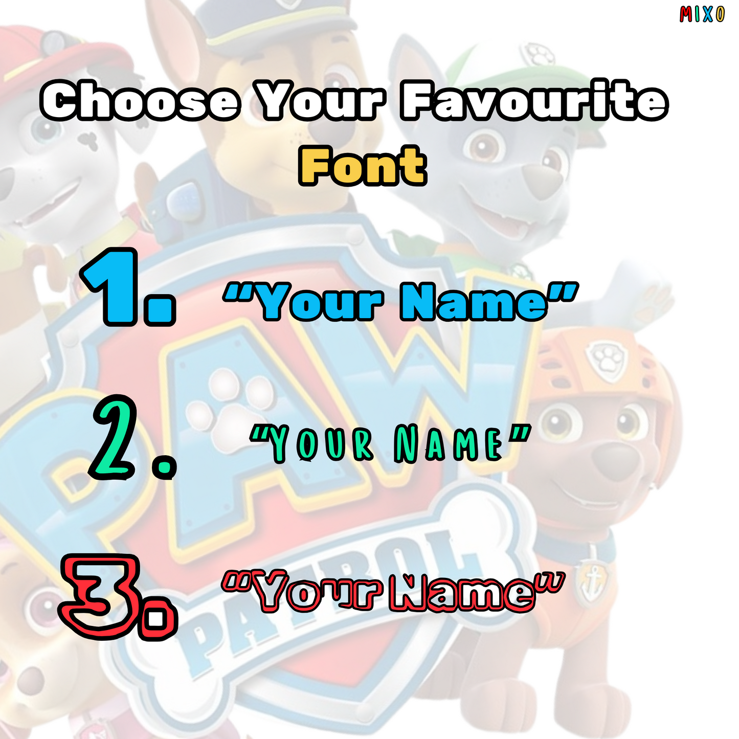 Personalised Paw Patrol Children’s Lunch Bag