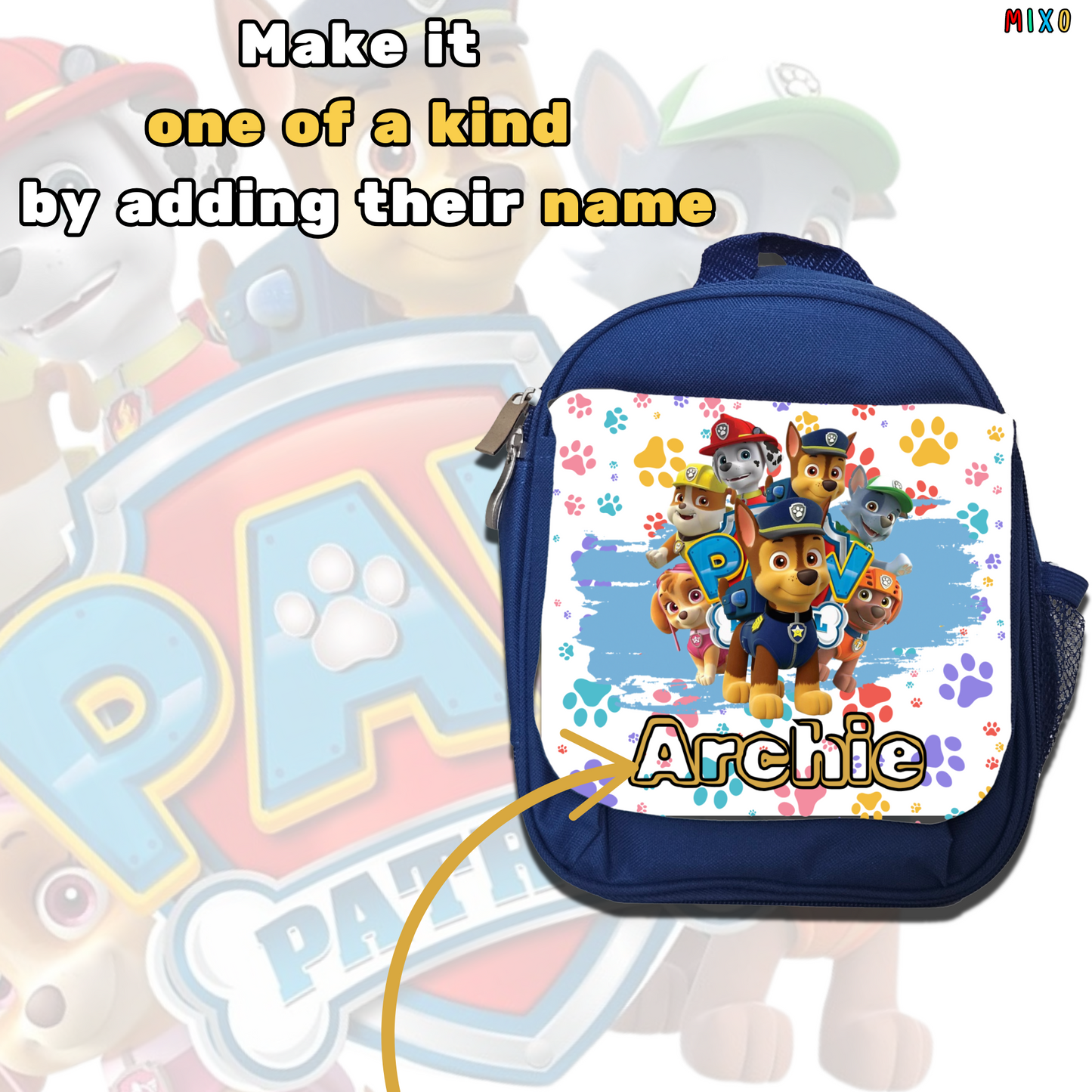 Personalised Paw Patrol Children’s Lunch Bag
