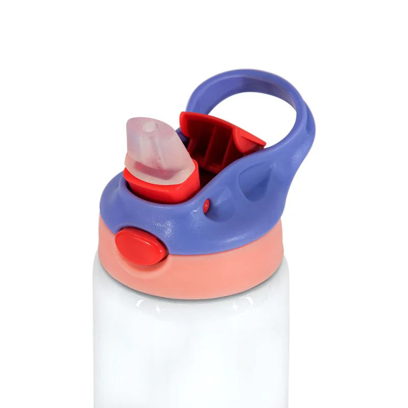 Kids 350ml Polymer Water Bottle - Pink and Purple