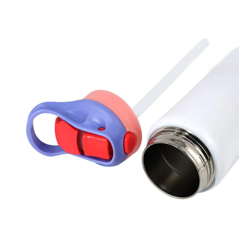 Kids 350ml Polymer Water Bottle - Pink and Purple