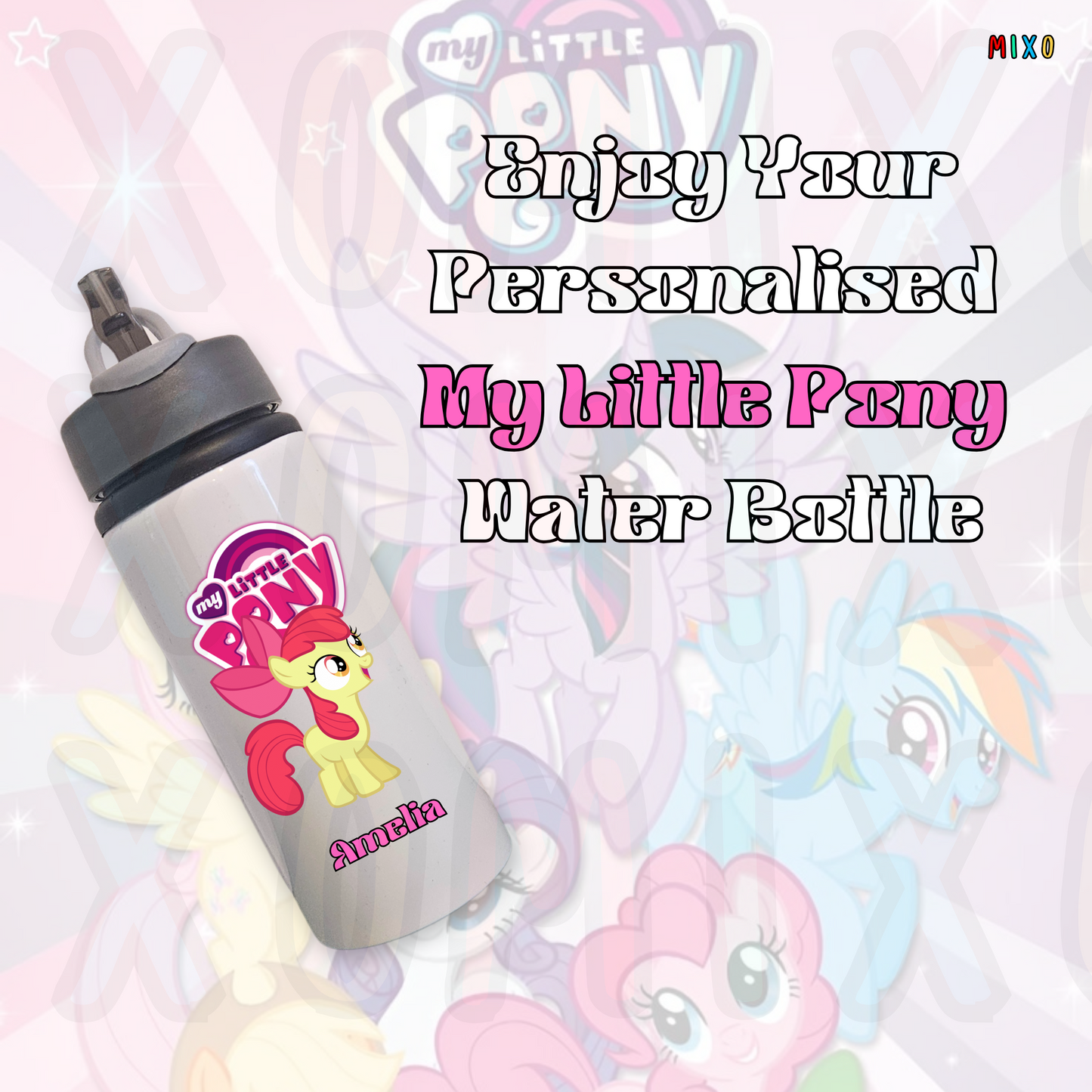 Personalised My Little Pony Water Bottle