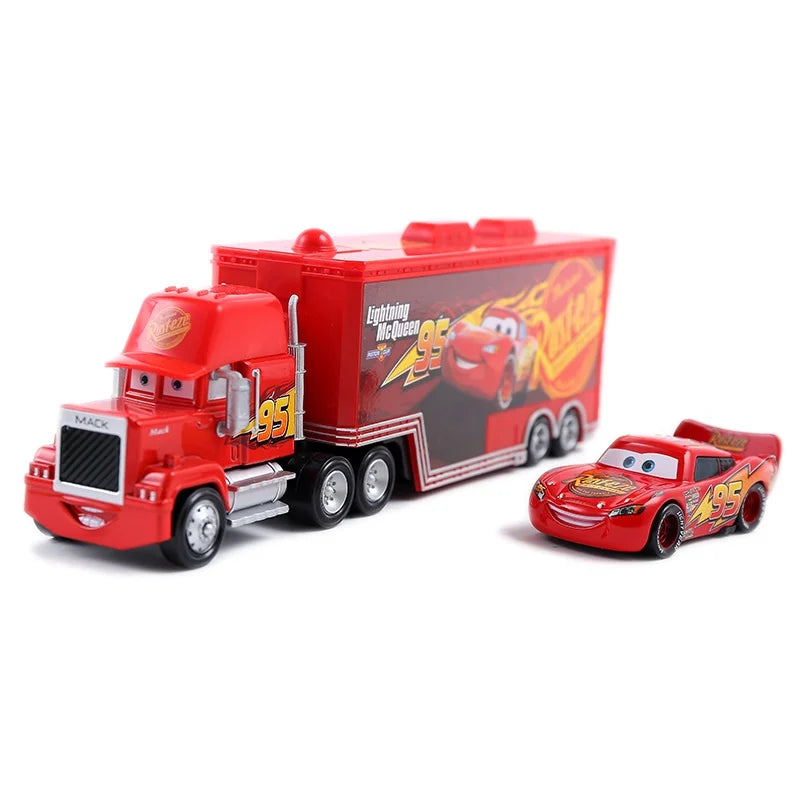 Cars 2 Lightning McQueen Toy Truck Set – 3-in-1 Metal Racing Gift