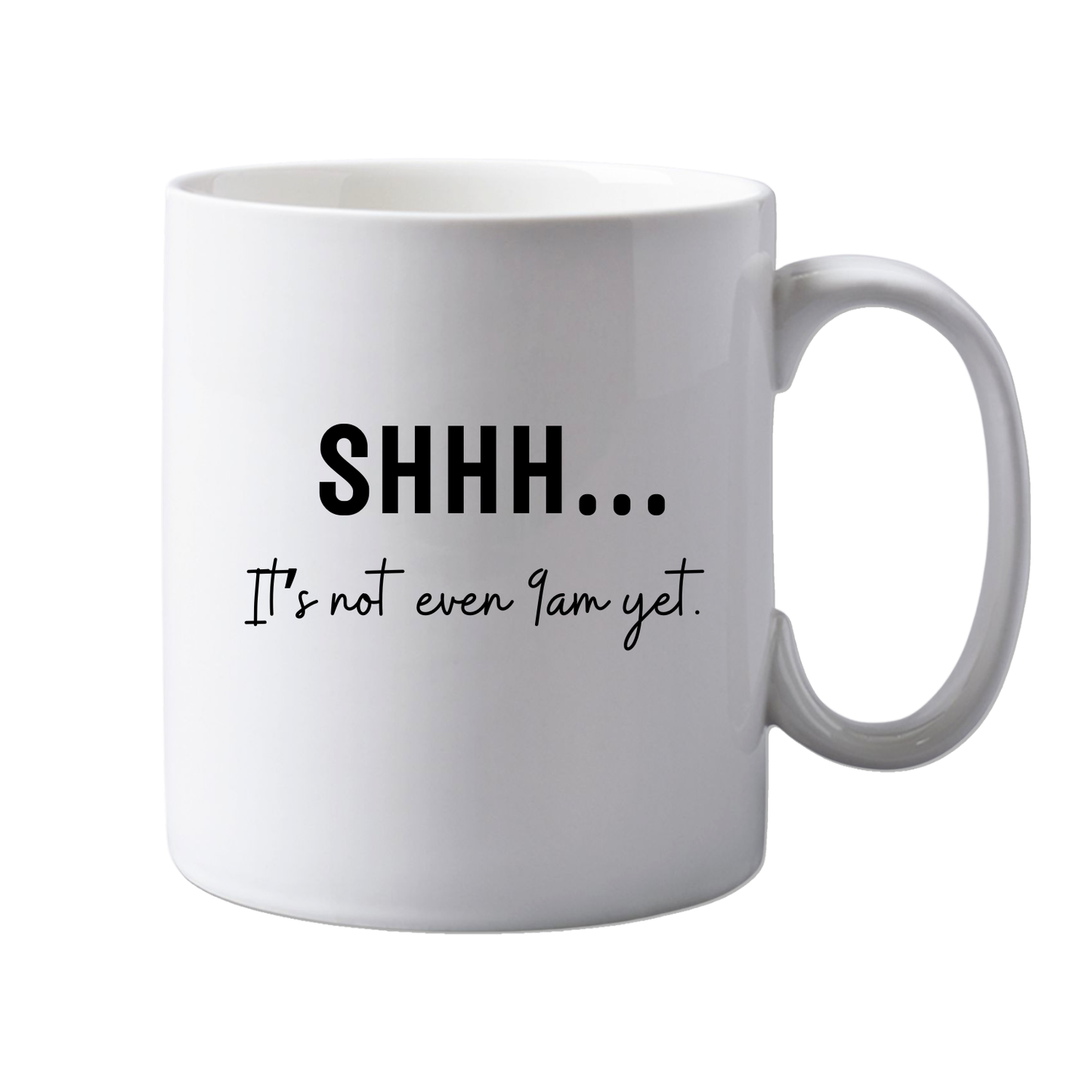 11oz Ceramic Funny, "Shhhh" Office mug, Novelty Gift, Perfect for Friends, Colleagues, Christmas, Birthdays or Office Secret Santa