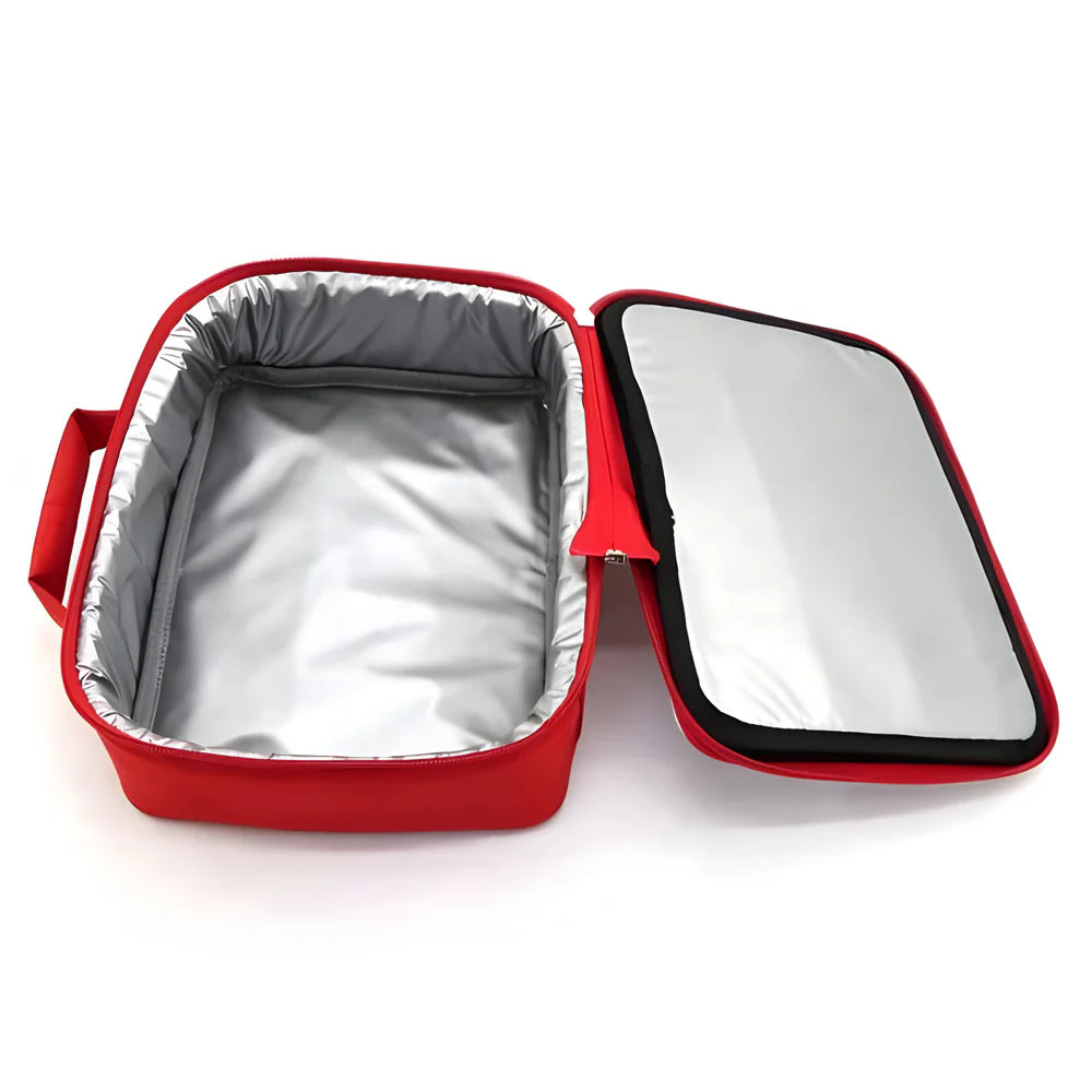 Kids Red Sublimated Small Insulated Cooler Bag