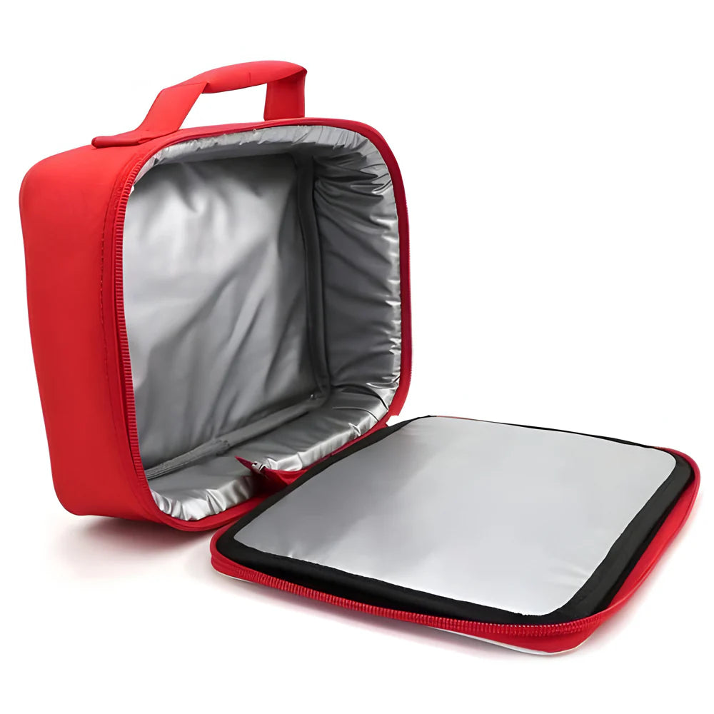 Kids Red Sublimated Small Insulated Cooler Bag