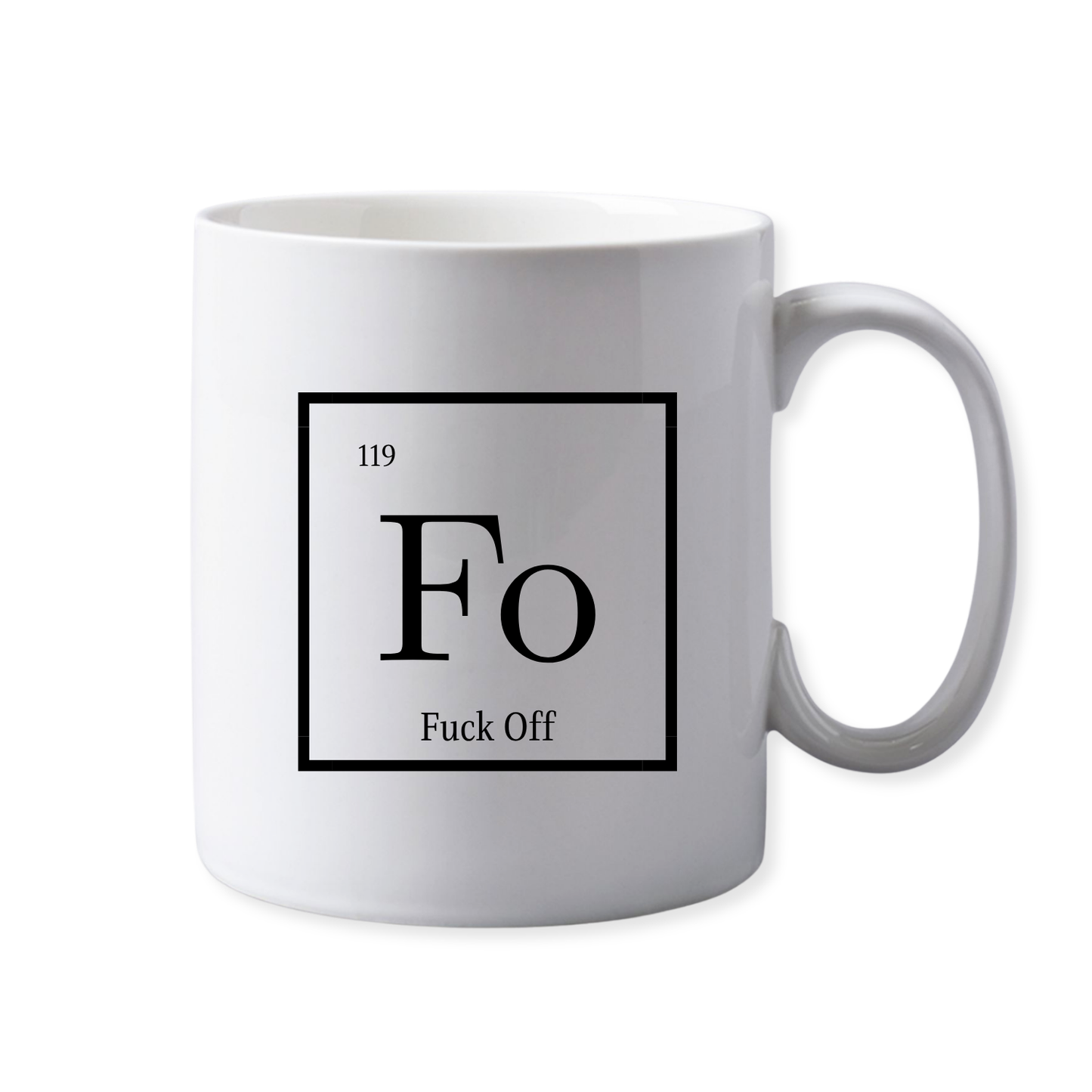 11oz Ceramic Rude Funny Mug, "In My Element" Periodic Table Mug, Novelty Gift, Perfect for Friends, Colleagues, Christmas, Birthdays or Office Secret Santa