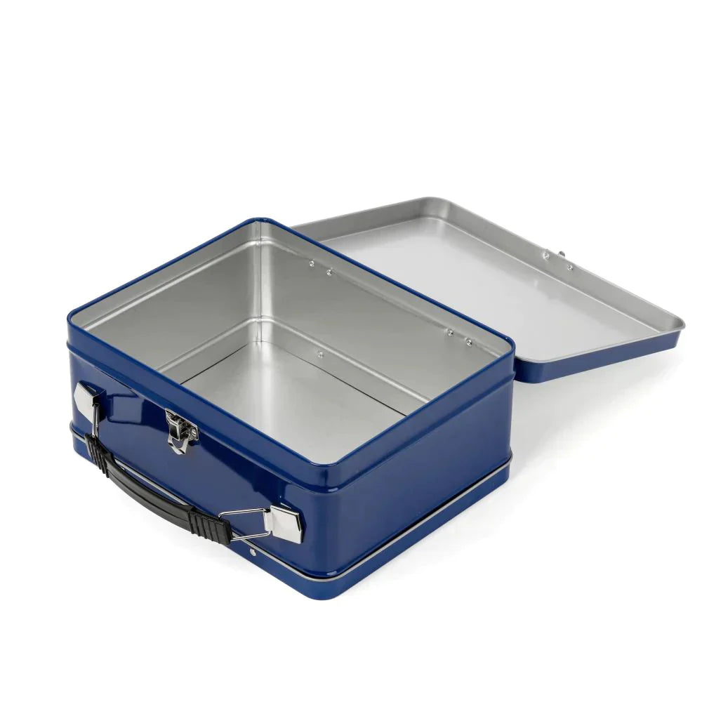 Brand New Blue Sublimation Metal Lunch Box