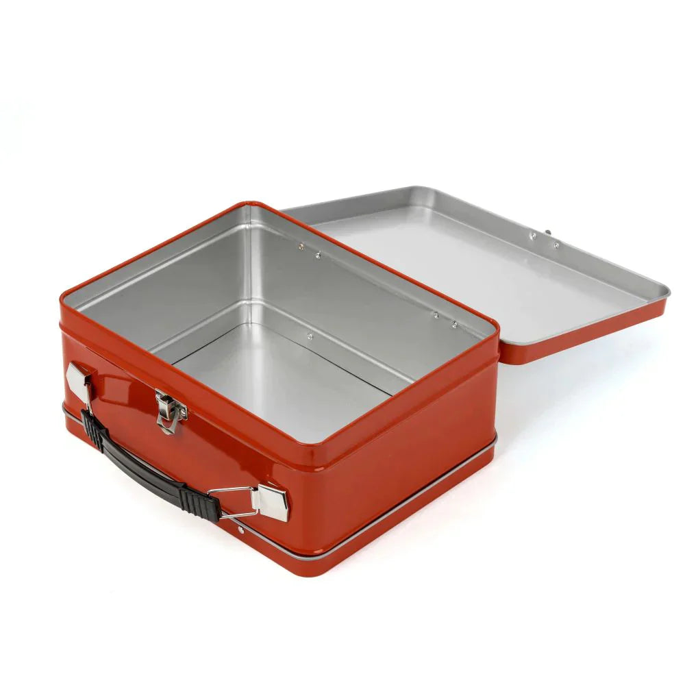 Brand New Red Sublimation Metal Lunch Box