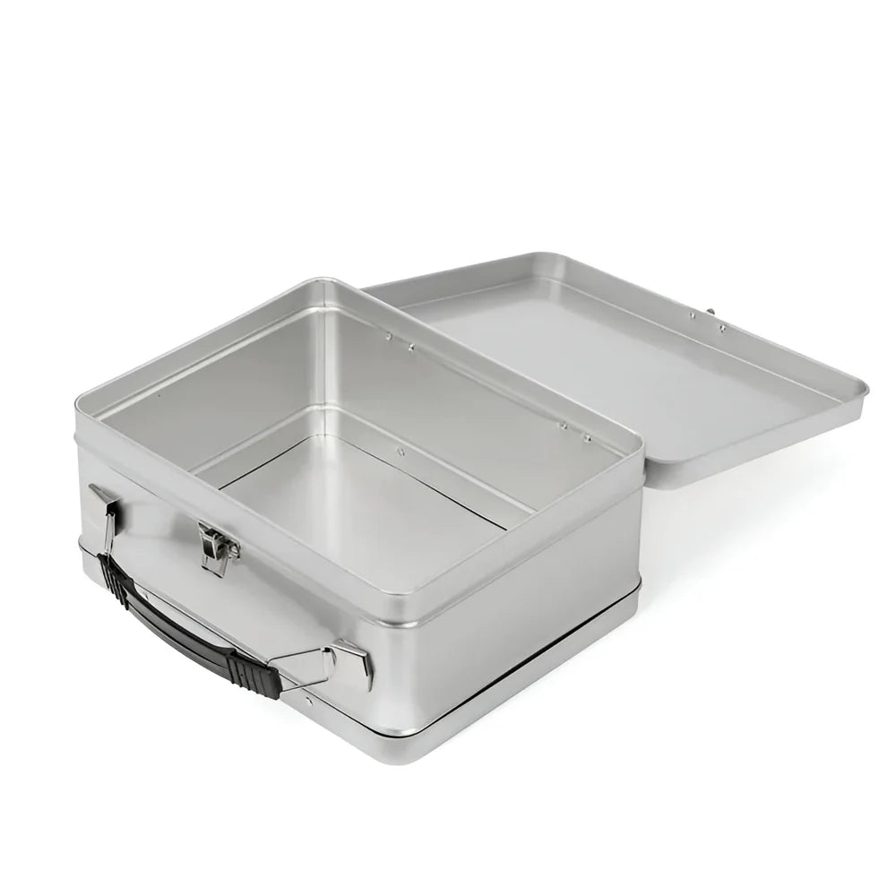 Brand New Silver Sublimation Metal Lunch Box