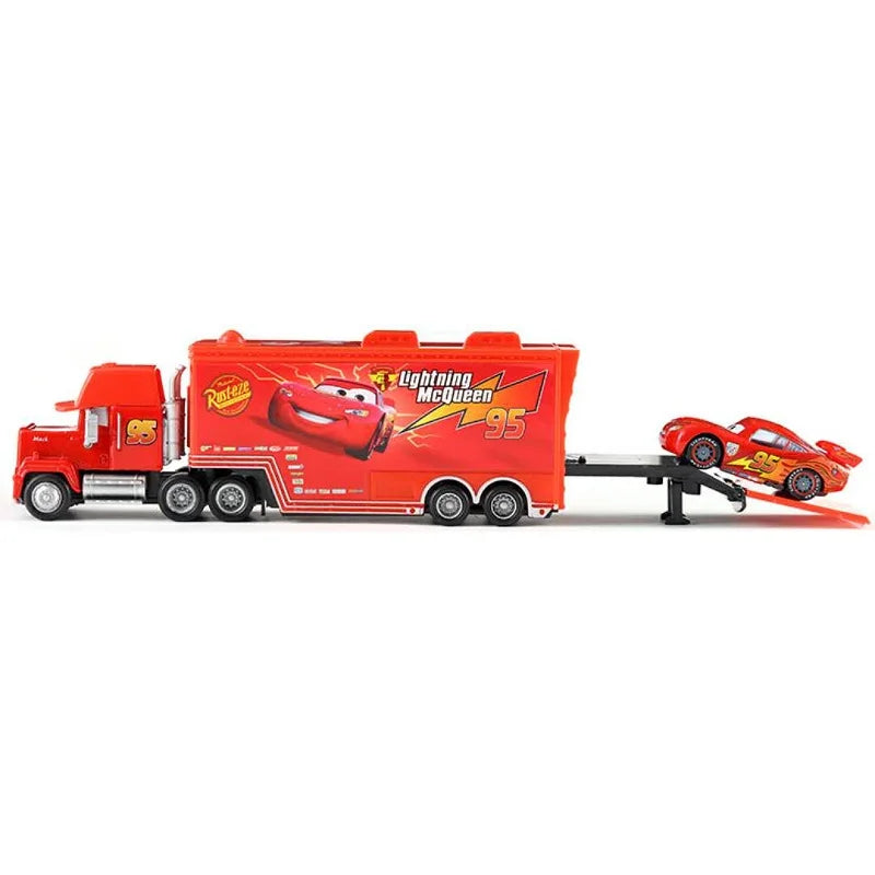 Cars 2 Lightning McQueen Toy Truck Set – 3-in-1 Metal Racing Gift