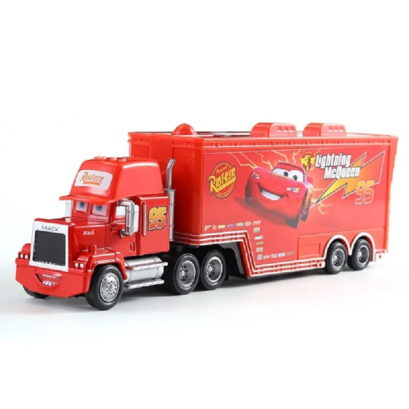 Cars 2 Lightning McQueen Toy Truck Set – 3-in-1 Metal Racing Gift