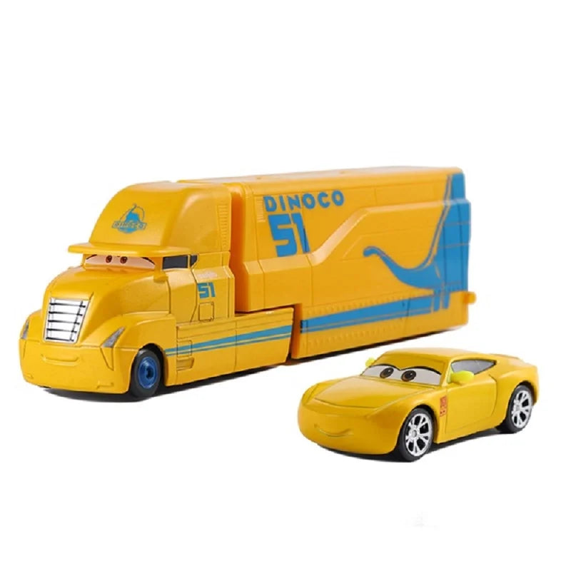 Cars 2 Lightning McQueen Toy Truck Set – 3-in-1 Metal Racing Gift