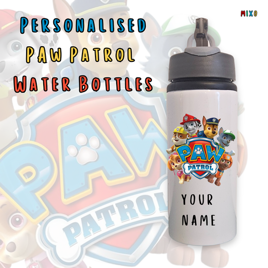 Personalised Paw Patrol Water Bottle