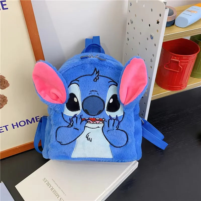 Disney Stitch Plush Backpack – Cute Lilo & Stitch Bag for Kids Gifts