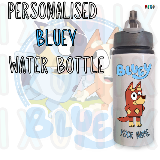 Personalised Bluey Water Bottle
