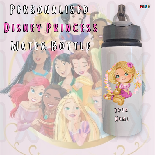 Personalised Disney Princess Water Bottle