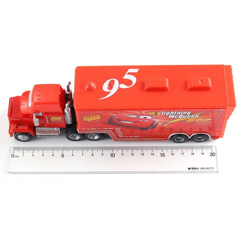 Cars 2 Lightning McQueen Toy Truck Set – 3-in-1 Metal Racing Gift