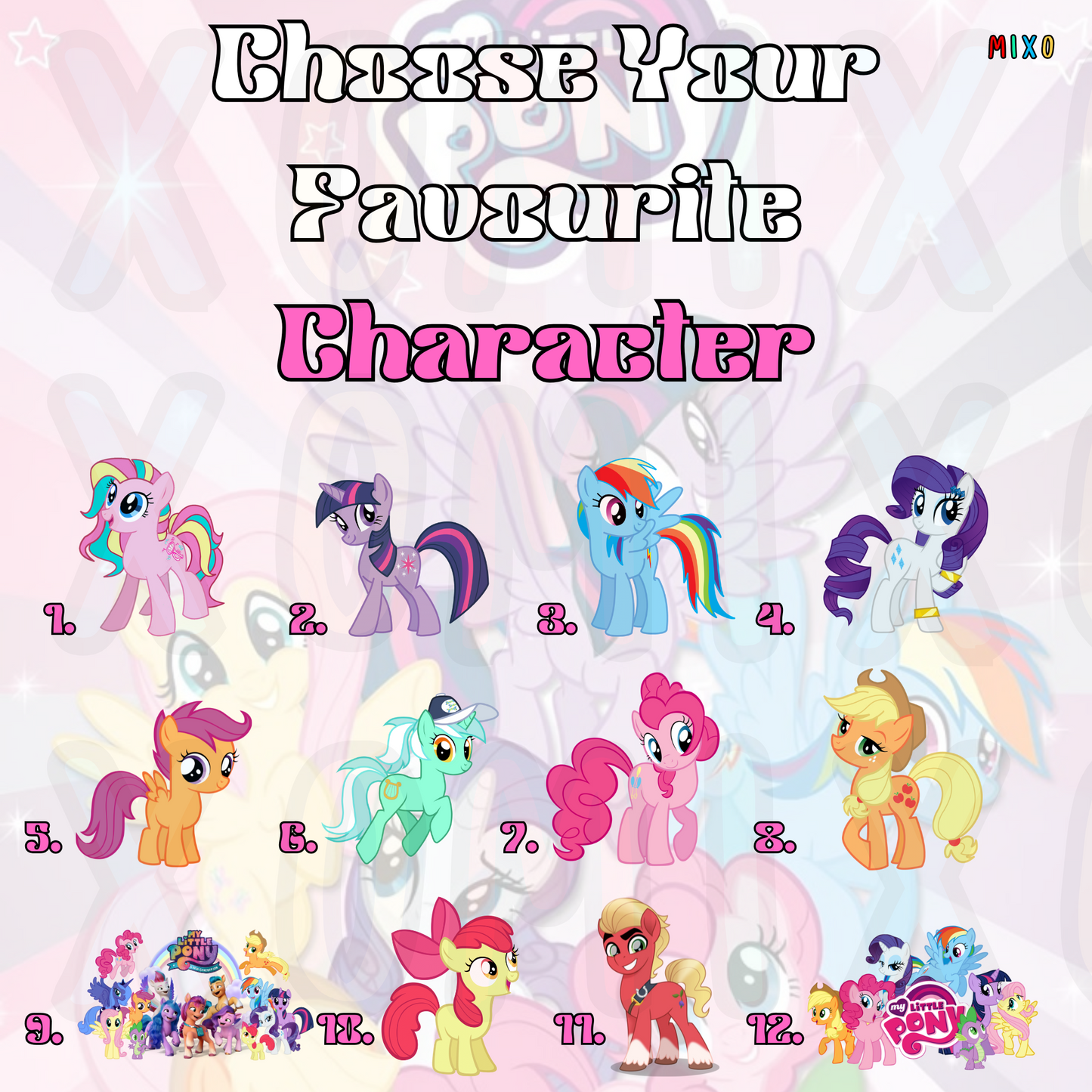 Personalised My Little Pony Water Bottle
