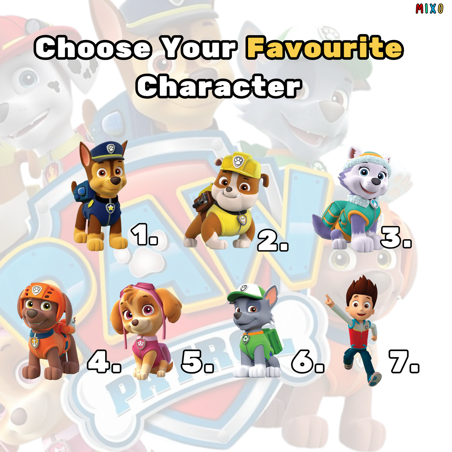 Personalised Paw Patrol Water Bottle