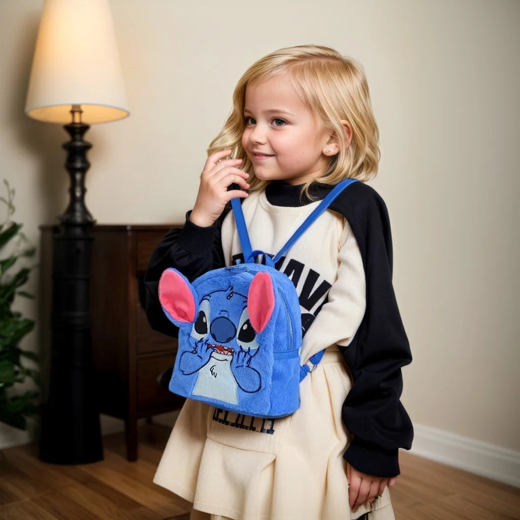 Disney Stitch Plush Backpack – Cute Lilo & Stitch Bag for Kids Gifts
