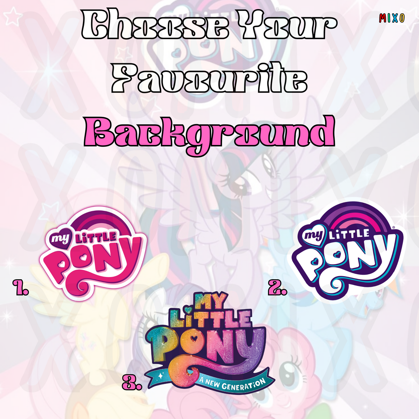 Personalised My Little Pony Water Bottle