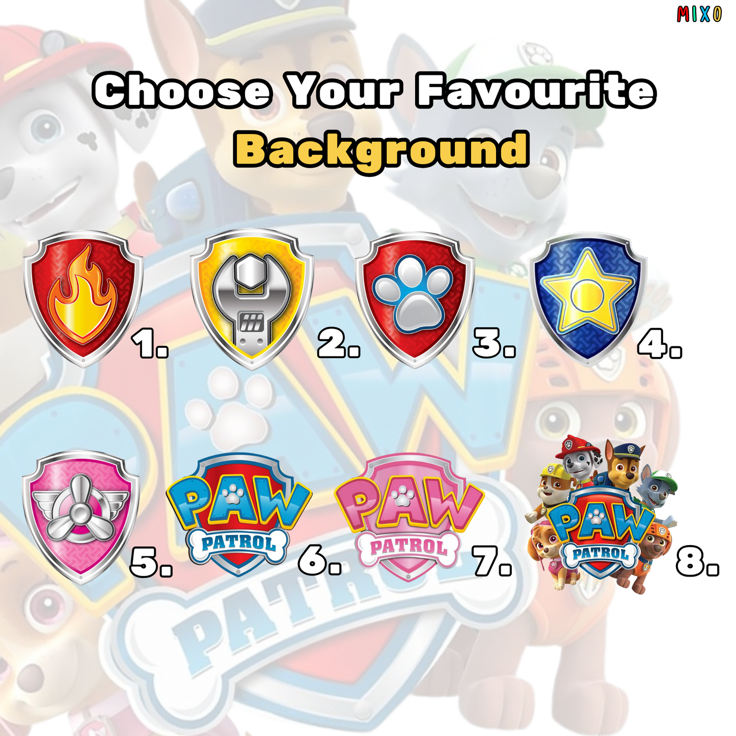 Personalised Paw Patrol Water Bottle