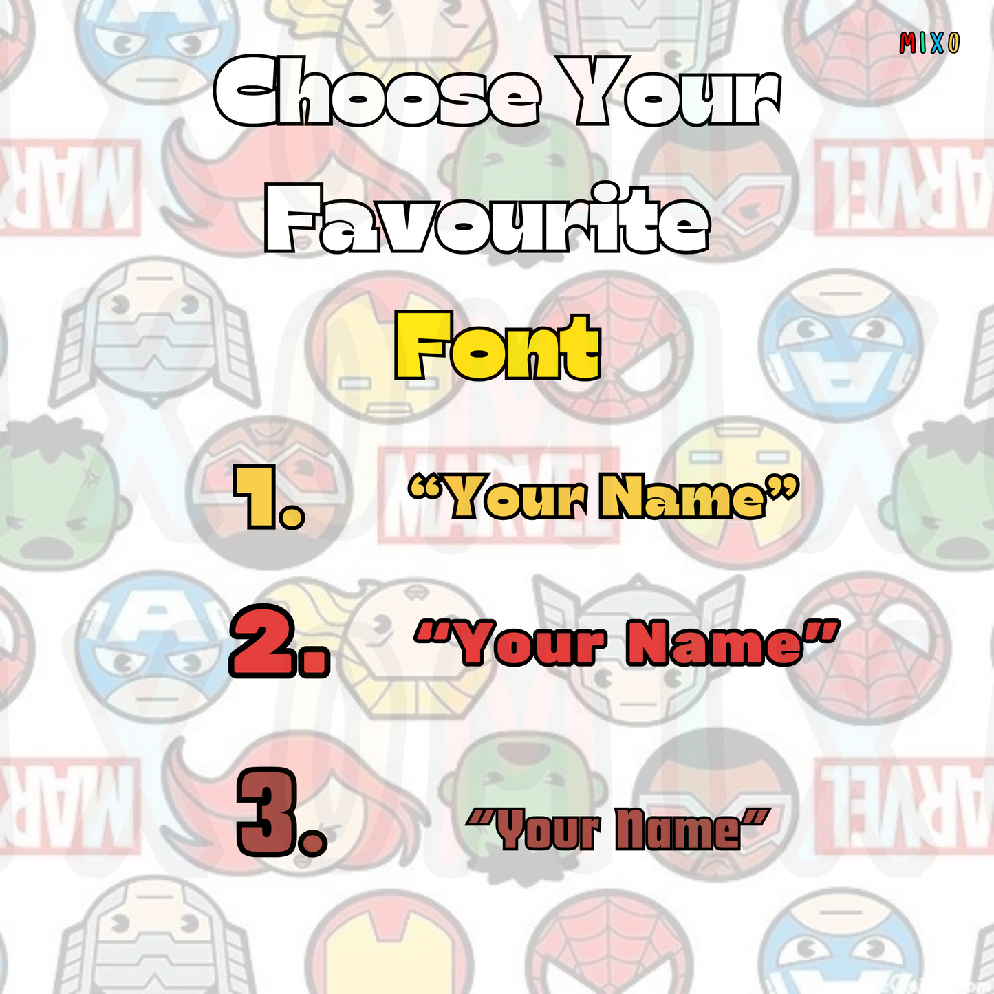 Personalised Avengers Baby Water Bottle