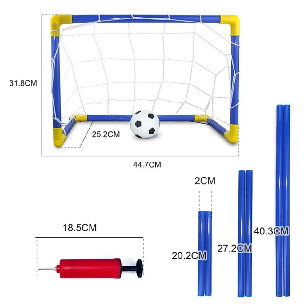 Mini Indoor Soccer Goal Set – Folding Football Net & Ball for Kids