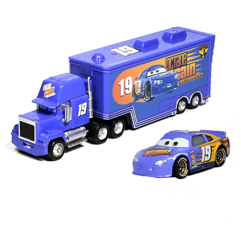 Cars 2 Lightning McQueen Toy Truck Set – 3-in-1 Metal Racing Gift