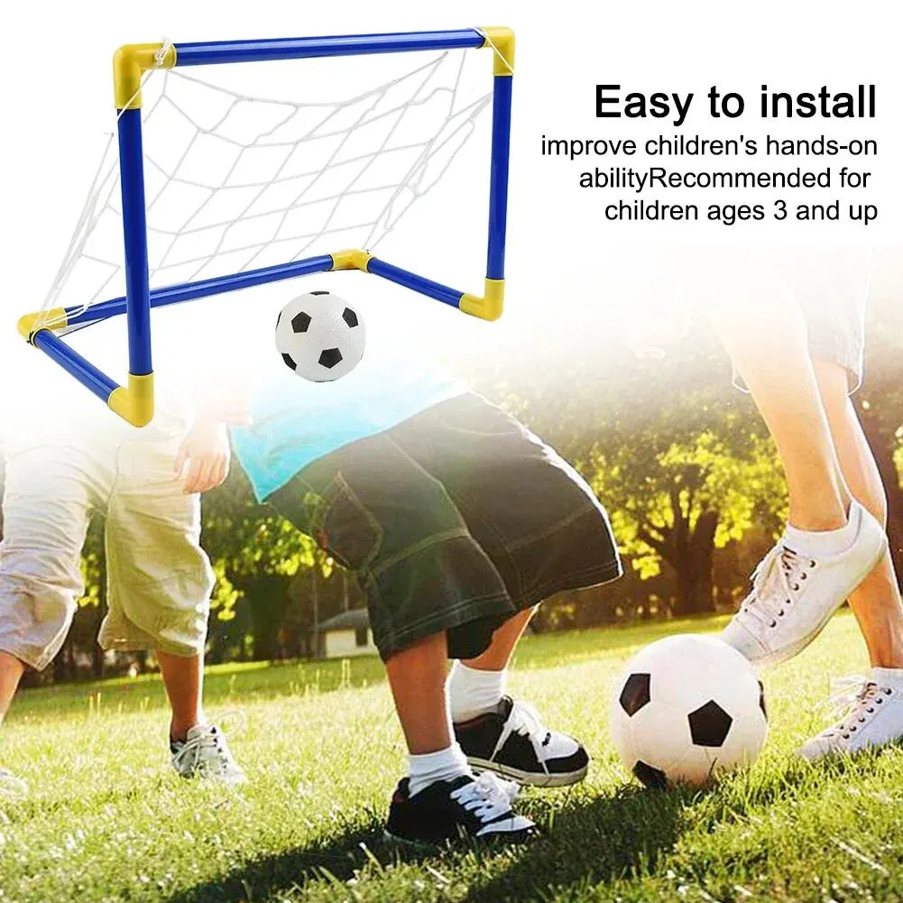 Mini Indoor Soccer Goal Set – Folding Football Net & Ball for Kids