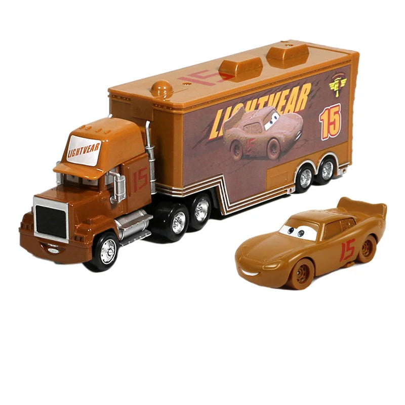 Cars 2 Lightning McQueen Toy Truck Set – 3-in-1 Metal Racing Gift