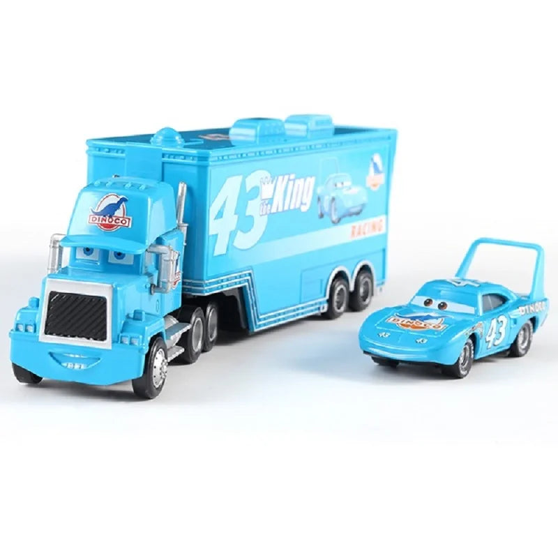 Cars 2 Lightning McQueen Toy Truck Set – 3-in-1 Metal Racing Gift