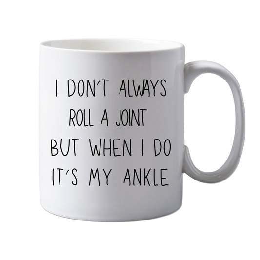 11oz Ceramic Funny, "Rolling a Joint" Grown up mug, Novelty Gift, Perfect for Friends, Colleagues, Christmas, Birthdays or Office Secret Santa