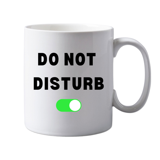 11oz Ceramic Funny, "Do Not Disturb" Grownup mug, Novelty Gift, Perfect for Friends, Colleagues, Christmas, Birthdays or Office Secret Santa