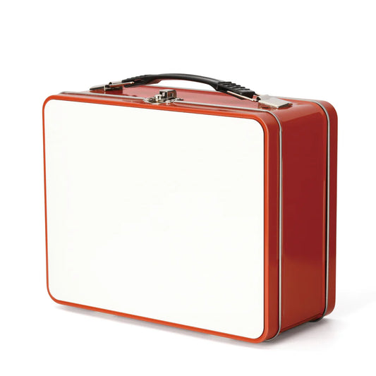 Brand New Red Sublimation Metal Lunch Box