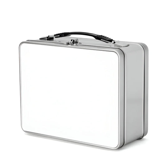 Brand New Silver Sublimation Metal Lunch Box