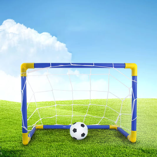 Mini Indoor Soccer Goal Set – Folding Football Net & Ball for Kids