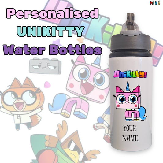 Personalised Unikitty Water Bottle