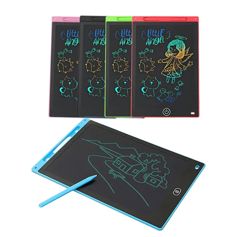 Multi-Size LCD Writing Tablet for Kids – Reusable Digital Drawing Pad
