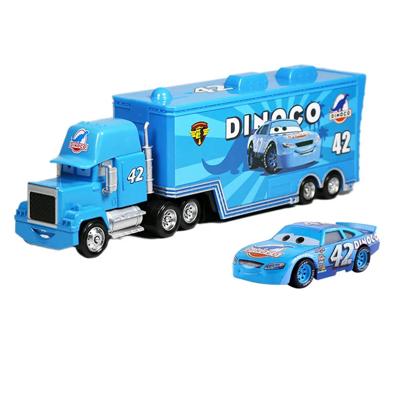 Cars 2 Lightning McQueen Toy Truck Set – 3-in-1 Metal Racing Gift