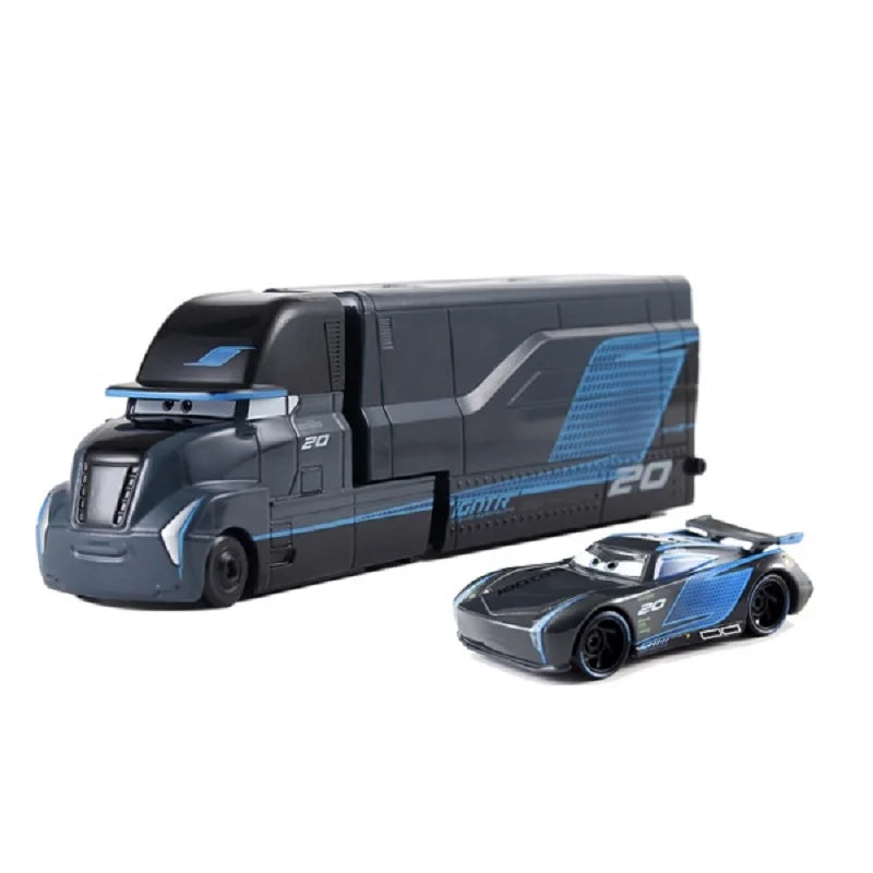 Cars 2 Lightning McQueen Toy Truck Set – 3-in-1 Metal Racing Gift